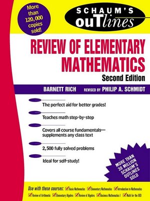 cover image of Review of Elementary Mathematics
